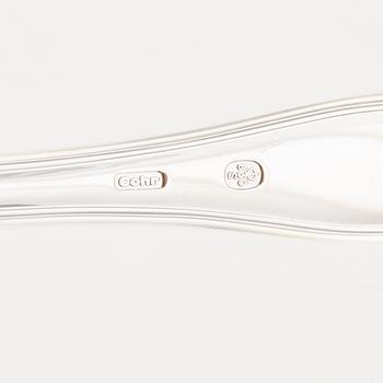 A Danish Silver Cutlery, 'Old Danish', Cohr, with Swedish import mark (73 pieces).