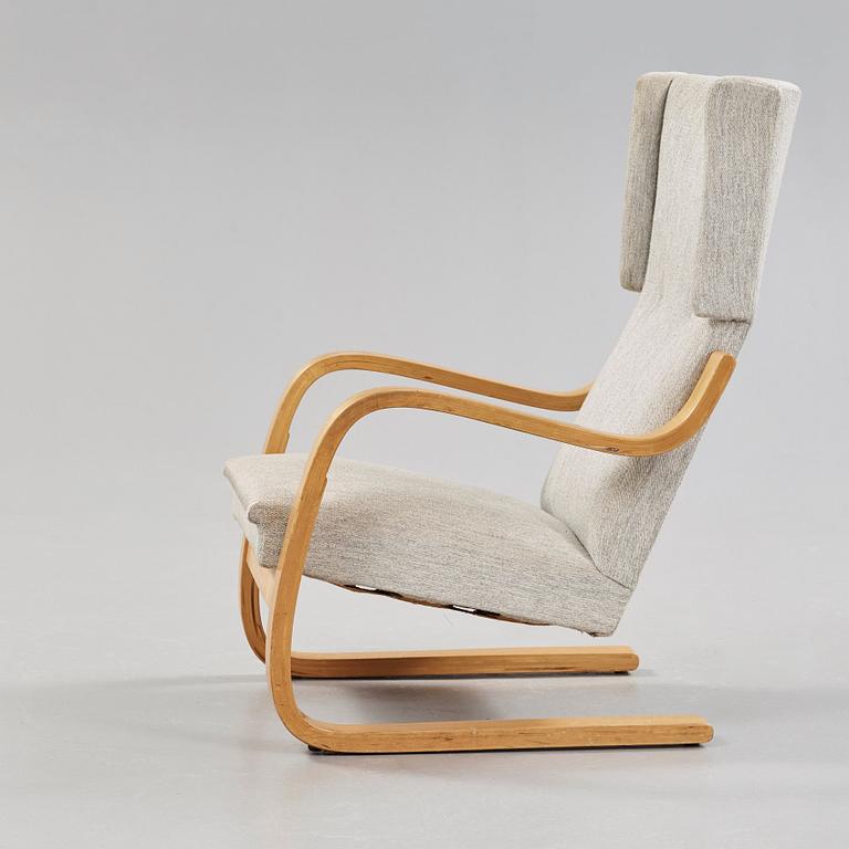 An Alvar Aalto armchair 'Nr 401', made on liecense by Aalto Design Hedemora for Artek, Sweden, 1946-56.