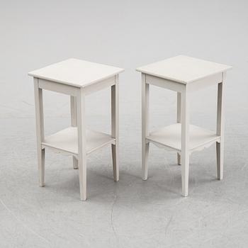 A pair of side tables, 20th Century.