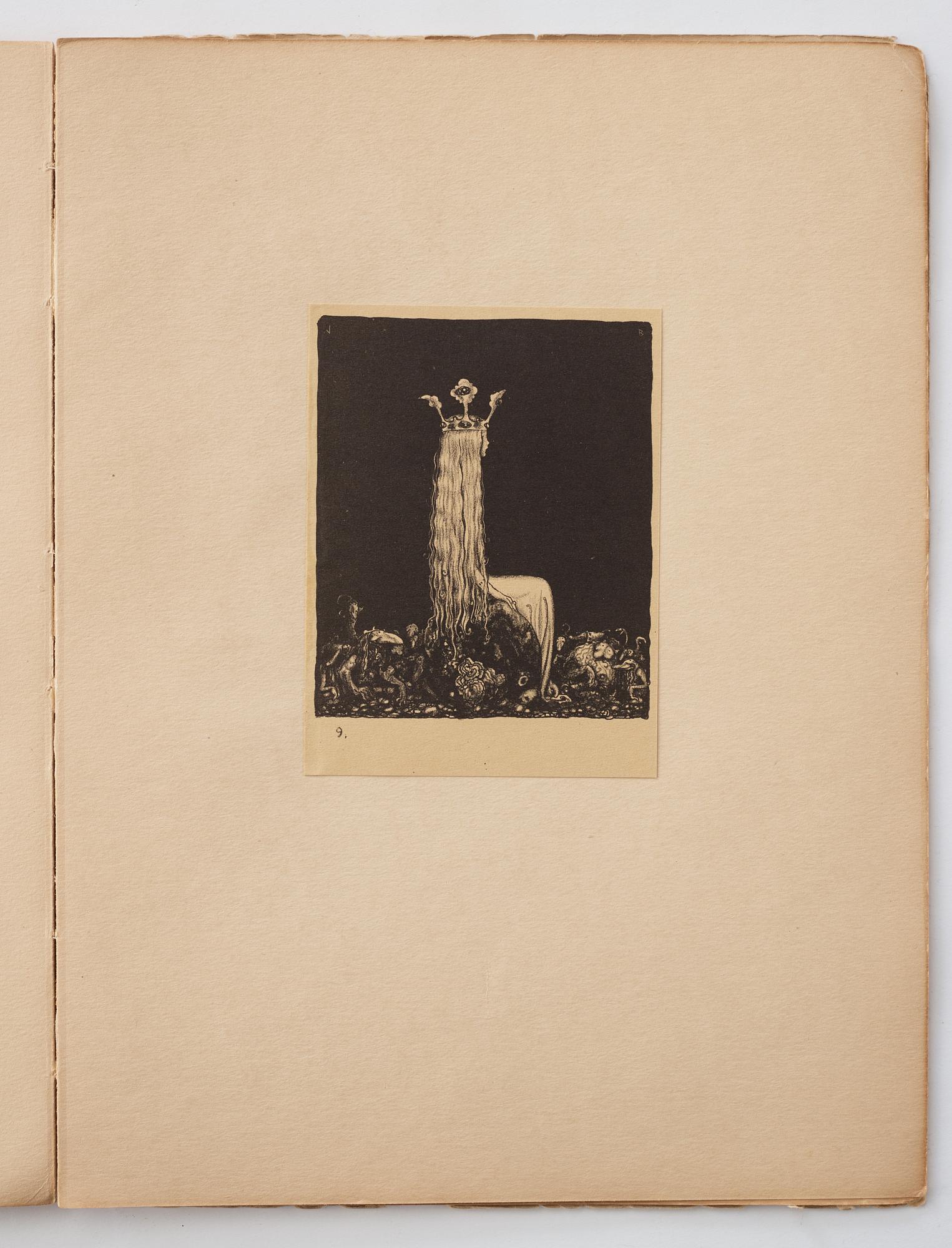 John Bauer, "Troll" 10 litografier i mapp/bok.