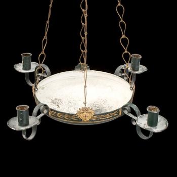 A first half of the 19th century ceiling lamp.