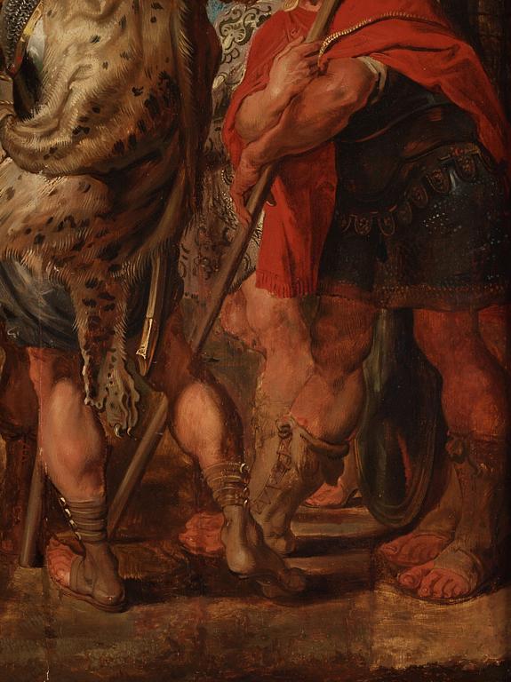 Peter Paul Rubens Hans skola, Decius Mus berättar om sin dröm på slagfältet.