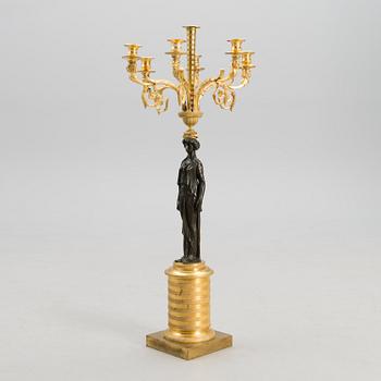 A RUSSIAN ORMOLU CANDELABRA, early 19th century.