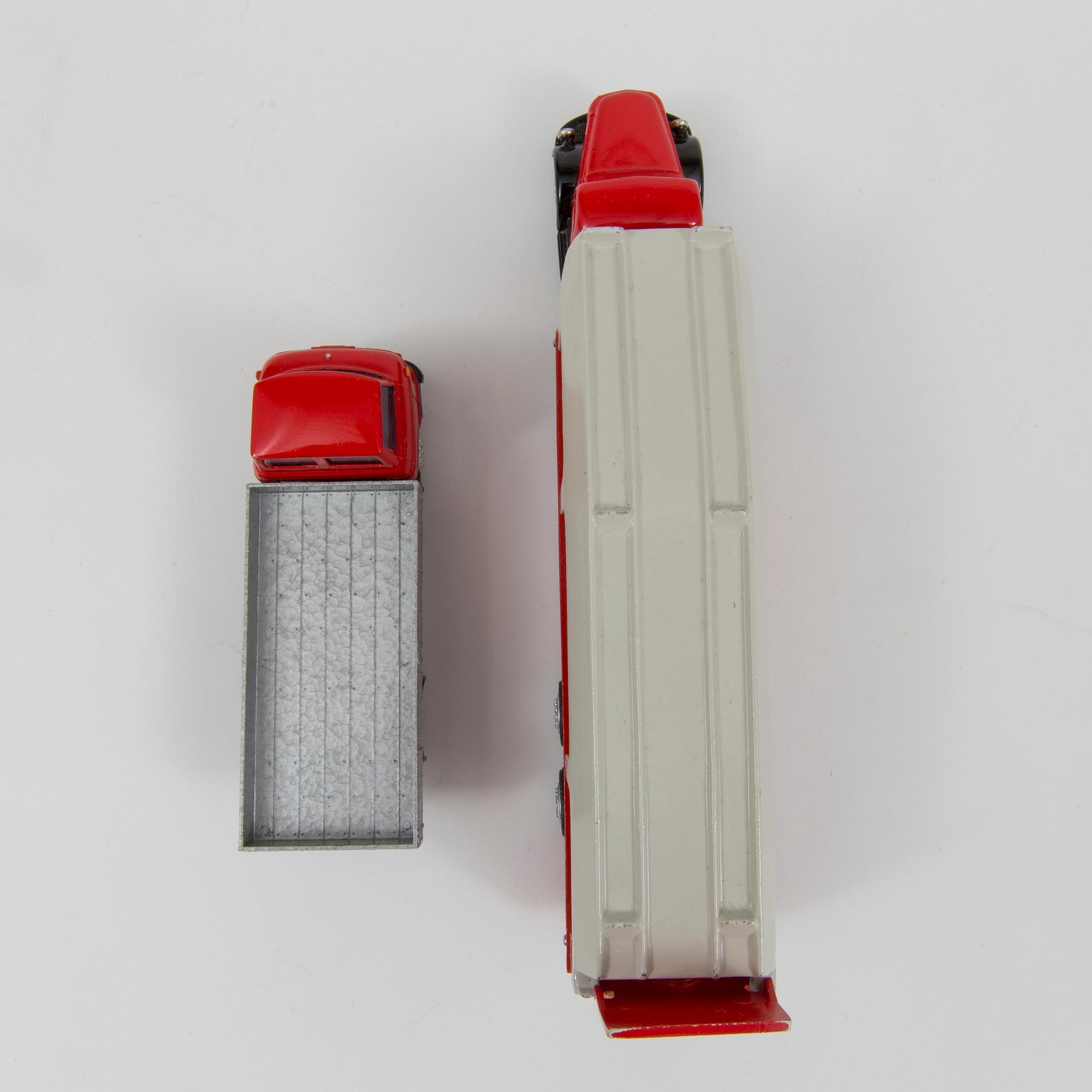 Two Tekno Volvo trucks Denmark 1960s.