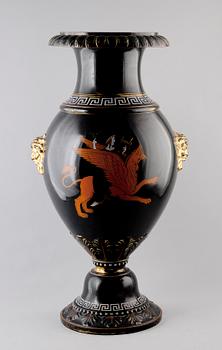 URNA, porslin, empirestil, 1800-/1900-tal.