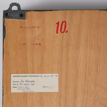 Jan Håfström, “TAL-objekt (kraniet på hyllan)”.