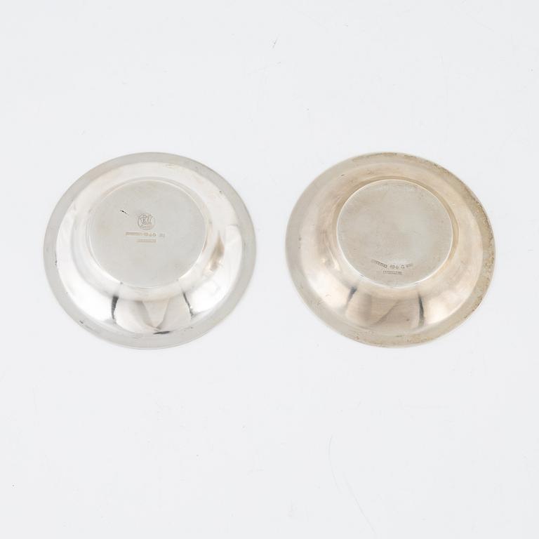 Atelier Borgila, a pair of sterling silver bowls, Stockholm, 1933-36.