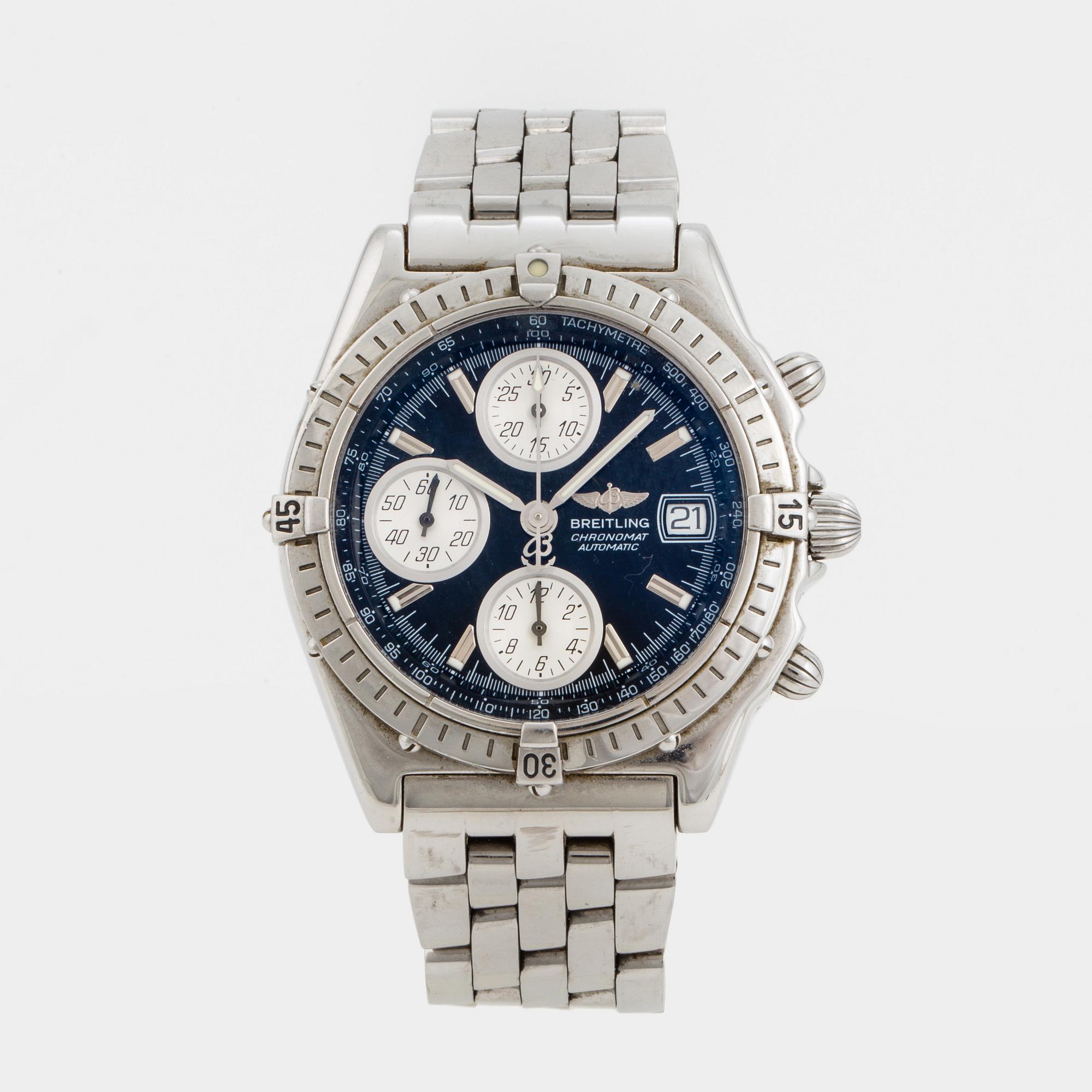 BREITLING Chronomat chronograph wristwatch 39 mm Bukowskis