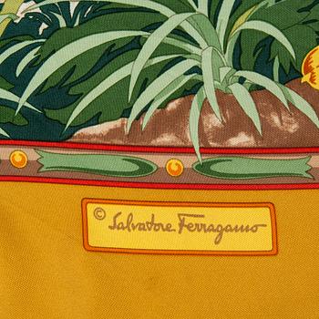 SALVATORE FERRAGAMO, silk scarf 'Omaggio ai Rainieri'.