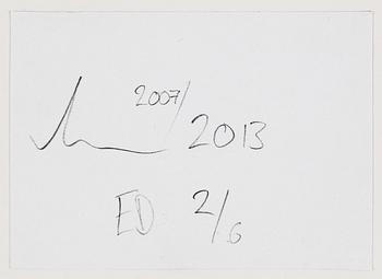 SIMON LARSSON, gelatin silver print, signed, numbered ED 2/6 and dated 2013 on verso.