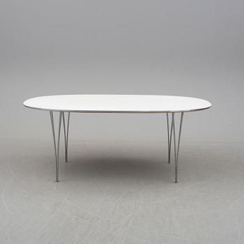 BRUNO MATHSON AND PIET HEIN, a dining table, 'Superellips' for Fritz Hansen.