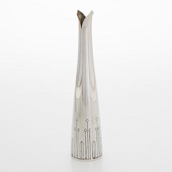 Anna-Greta Eker, Vase, silver, Auran Kultaseppä, Turku 1967.