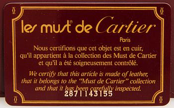 Cartier, must de Cartier, clutch/väska.