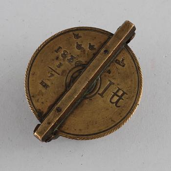 VIKTSATS, mässing, troligen Abel Wiberg (1757-1817), Eskilstuna, otydligt daterad 1816?.