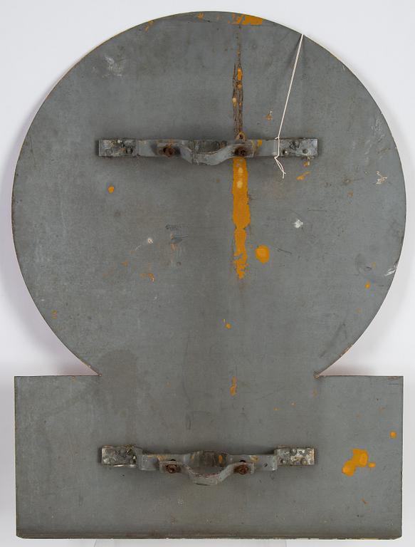 A swedish mid 20th century road sign.