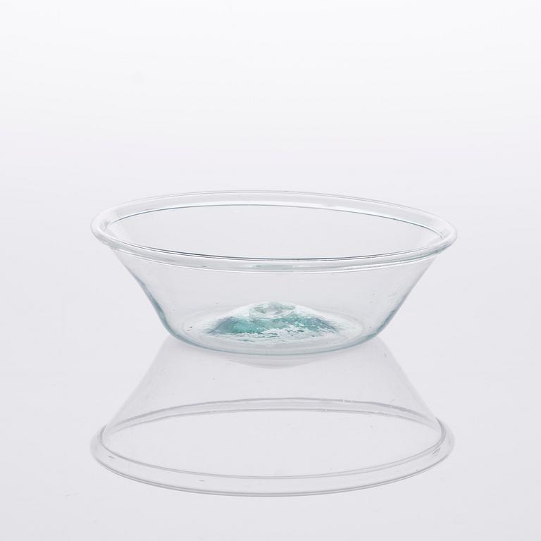 FILBUNKAR, 2 ST, glas, 1800-talets slut.