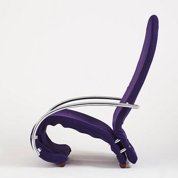 Verner Panton, a lounge chair, "modell H", system 1-2-3
Fritz Hansen, Denmark 1975.