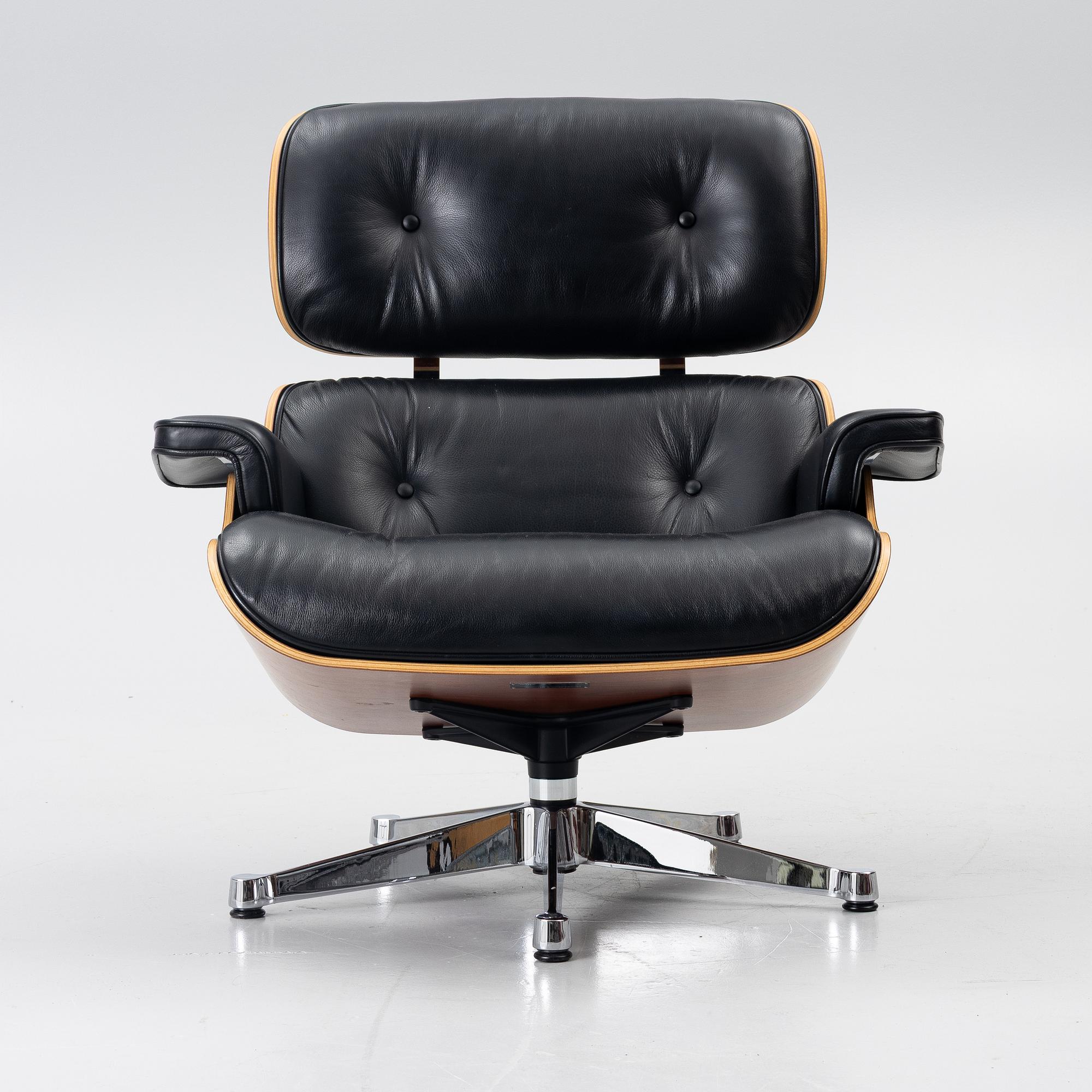 Charles & Ray Eames, fåtölj, "Lounge Chair", Vitra, 2000-tal.