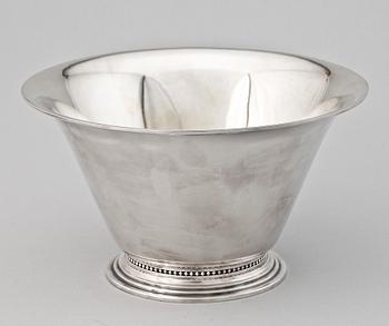 SKÅL, silver, K Anderson, Stockholm, 1952. Ca 610 gr.