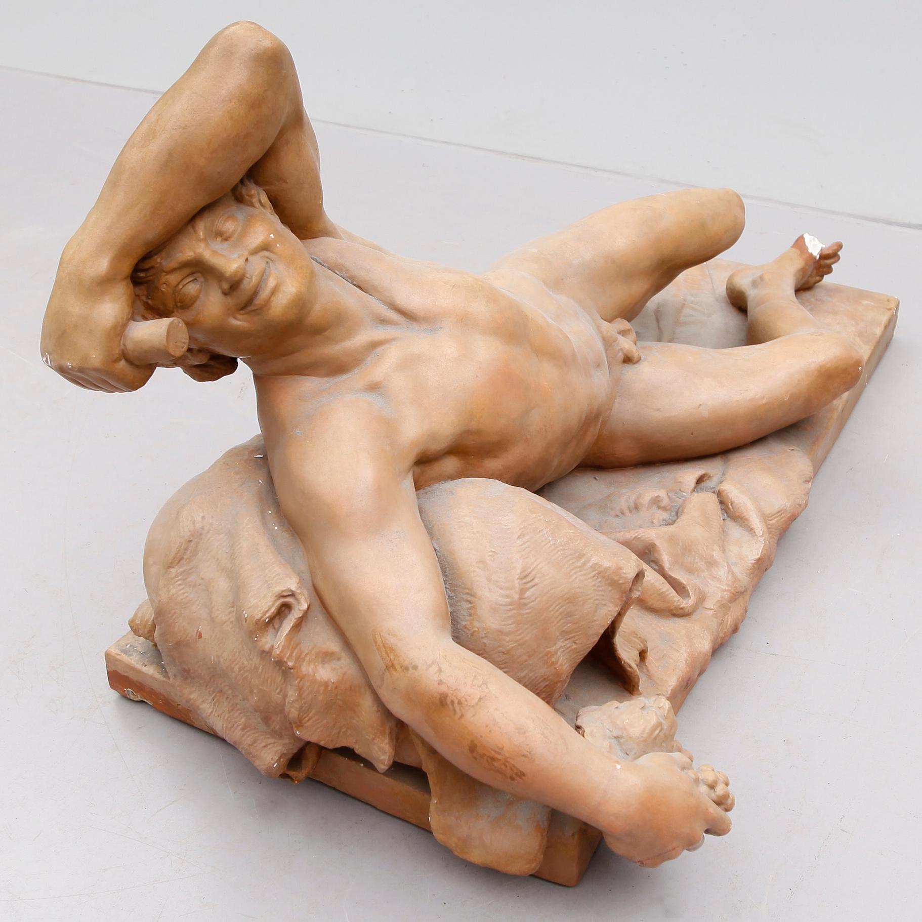 JOHAN TOBIAS SERGEL, efter, gips, signerad Sergell, Rome, 1800-tal.