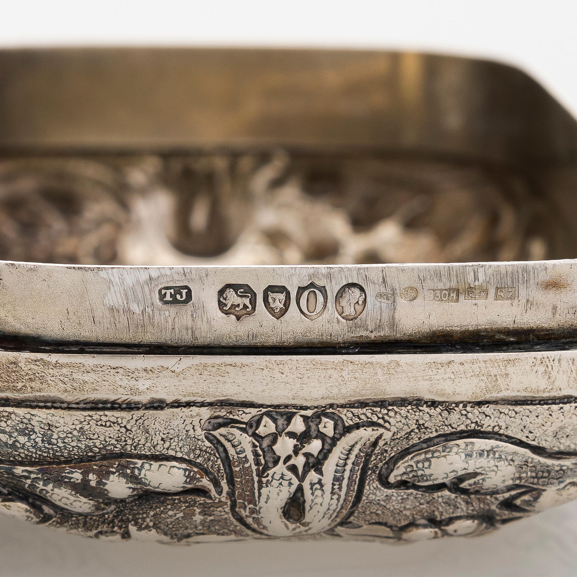 Tvålkopp, silver, Thomas Johnson II, London 1889.
