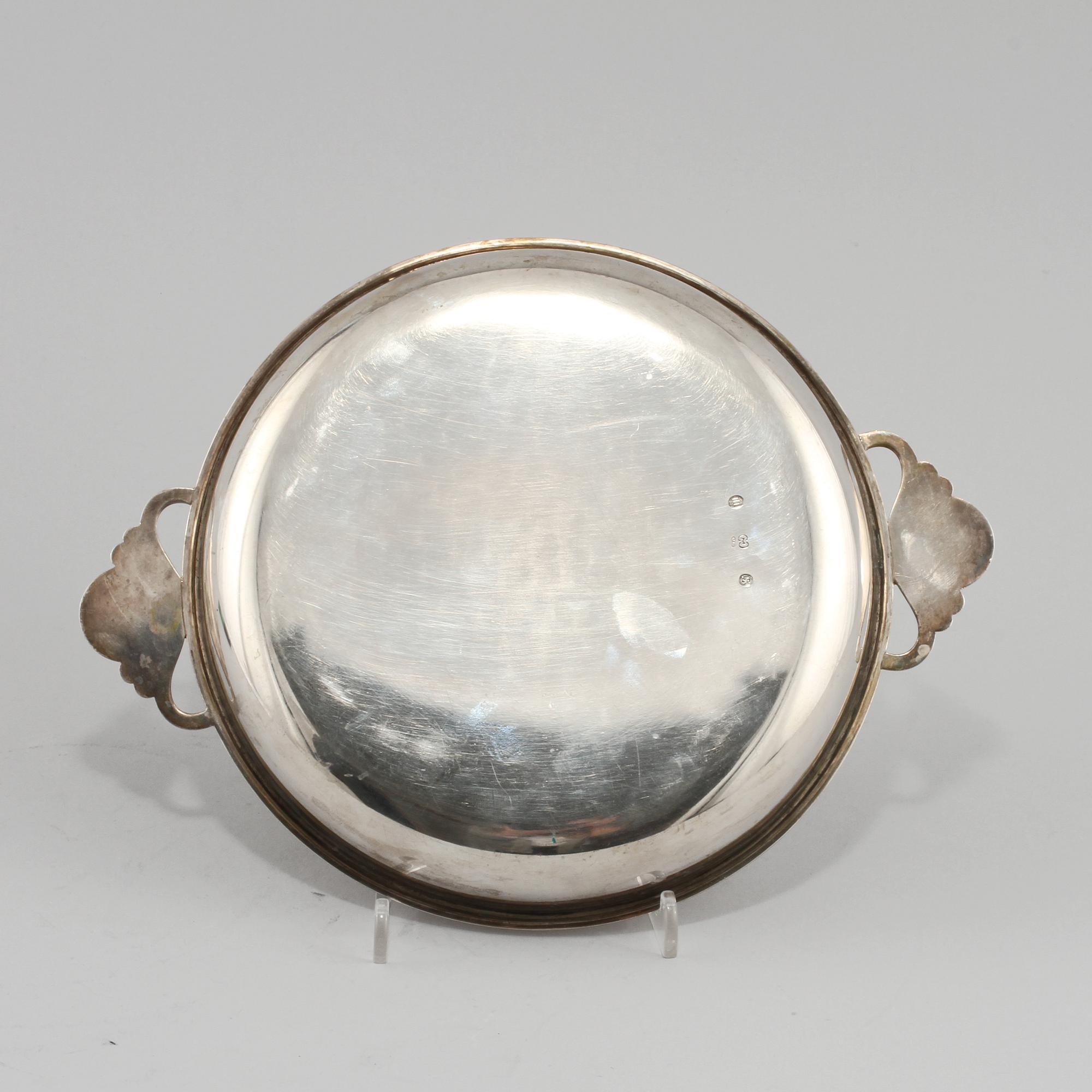 SKÅLFAT, silver, Carl M Cohr, Fredericia, Danmark, 1937. Vikt 295 g.