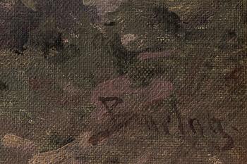 Isak Philip Hartvig Barlag, mountain landscape.