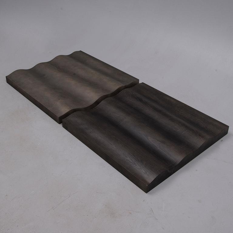 VÄGGPANELER, 2 st, "Ply Wall Element", Jouko Kärkkäinen, Showroom, Finland. Modellen lanserad 2003.