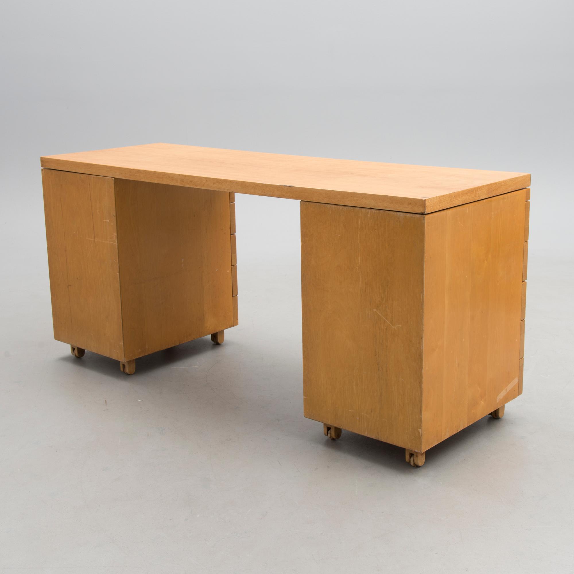 ALVAR AALTO, skrivbord, Artek, 1900-talets mitt.