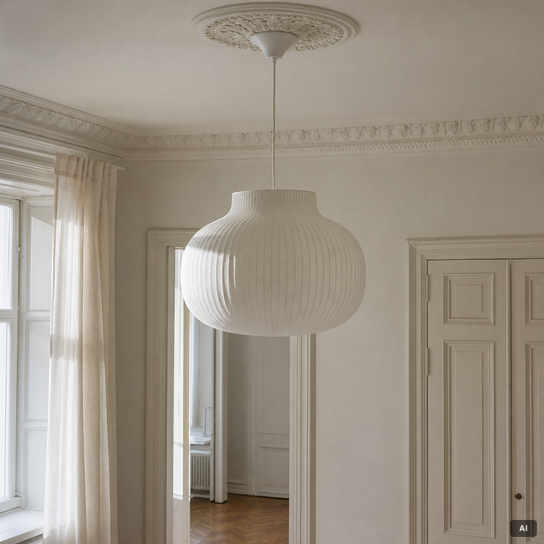 Benjamin Hubert, taklampa, "Strand Pendant Lamp", Muuto.