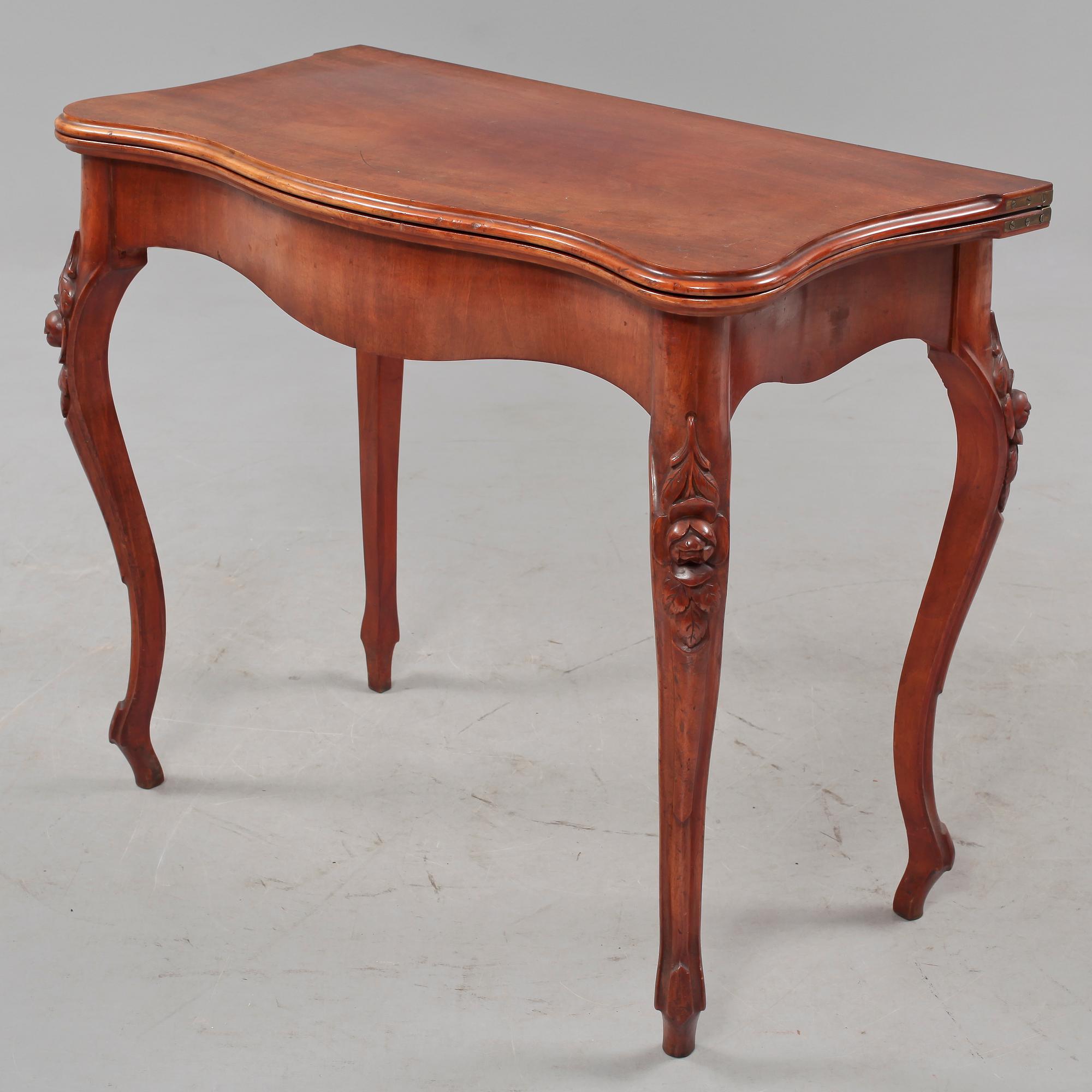 SPELBORD, nyrokoko, 1800-talets slut.