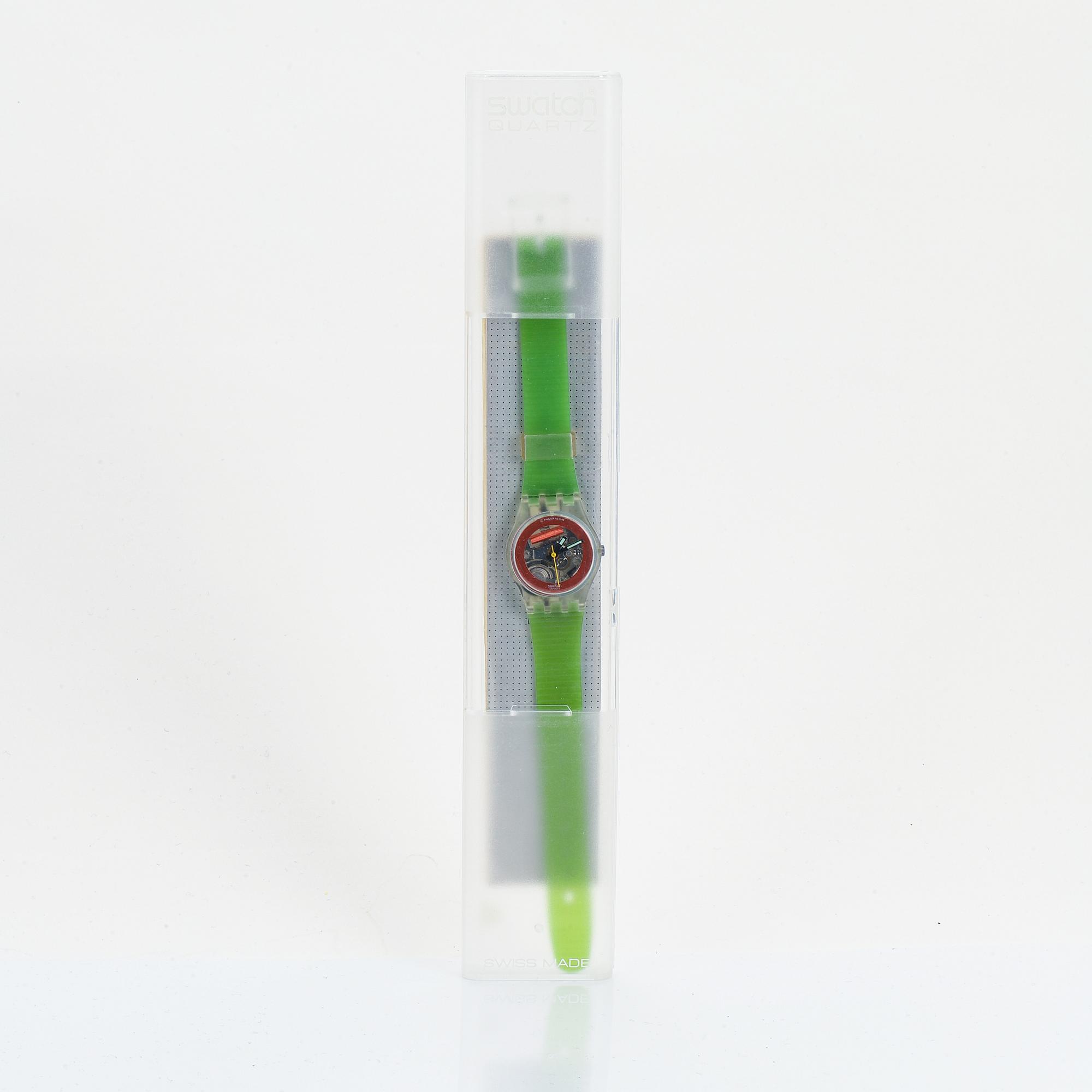 Swatch, Disque Rouge, wristwatch, 25 mm.