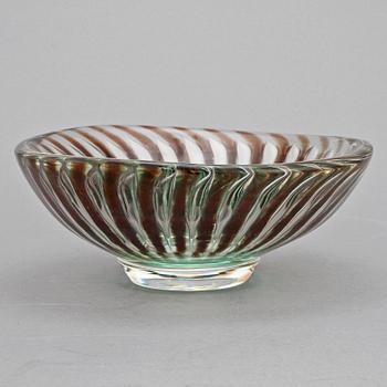 SKÅL, glas, "Ariel", Edvin Öhrström, Orrefors, sign.