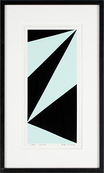Olle Baertling · OLLE BAERTLING, färgserigrafi, signerad och daterad 1959 - 68, numrerad 85/300.