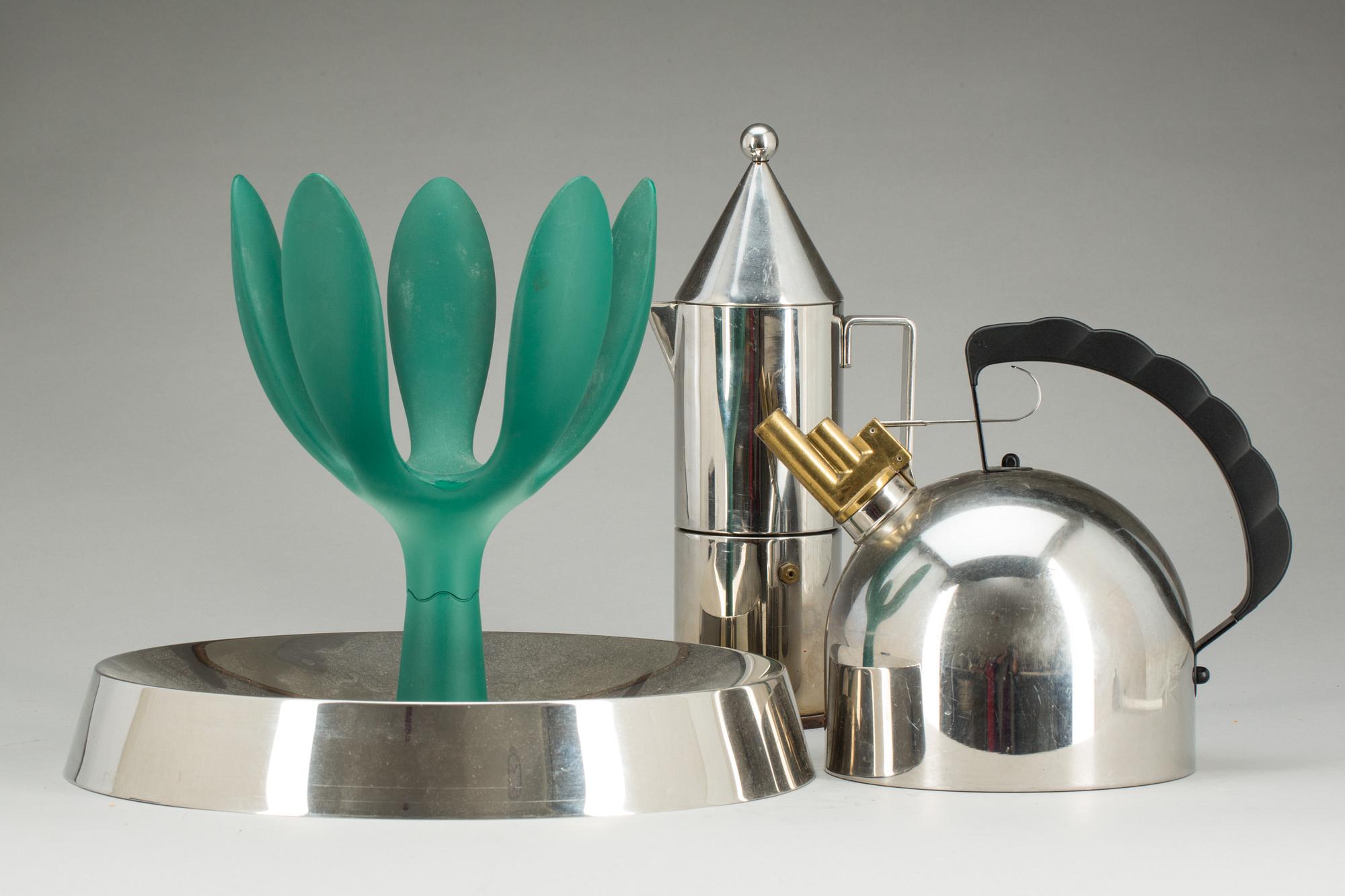 PARTI, 3 delar, Alessi, Italien. 1900-talets senare del.