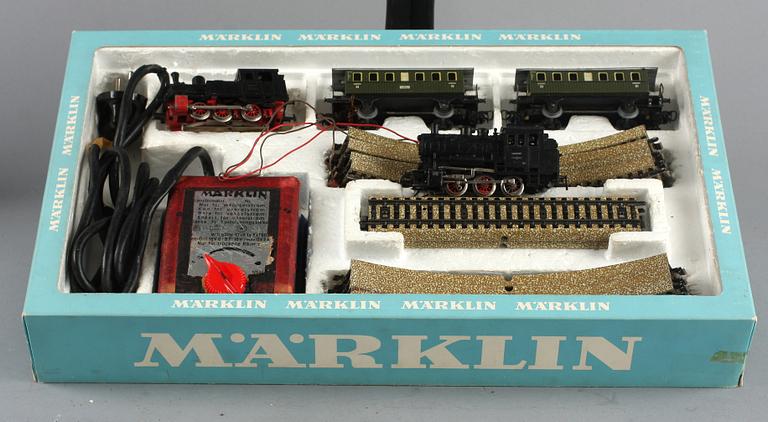 PARTI TÅG samt TÅGRÄLSAR, Märklin, 1900-tal.
