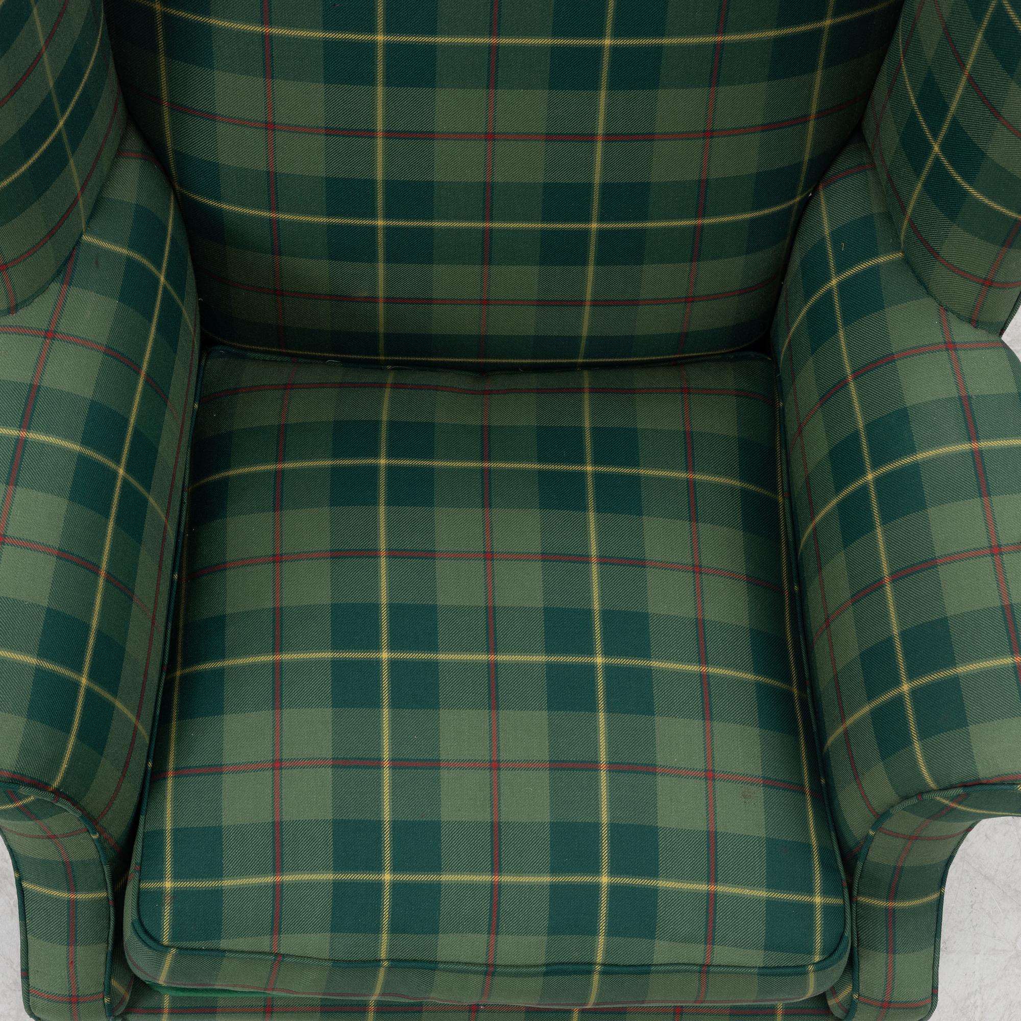 Ear flap armchair, second half of the 20th Century.
