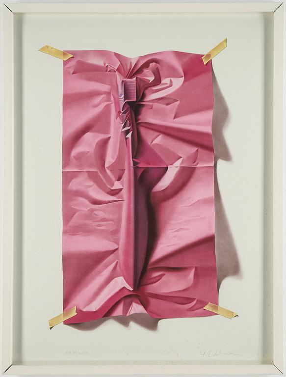 YRJÖ EDELMANN, färglitografi, 1995, signerad EA XV/XXXVI.