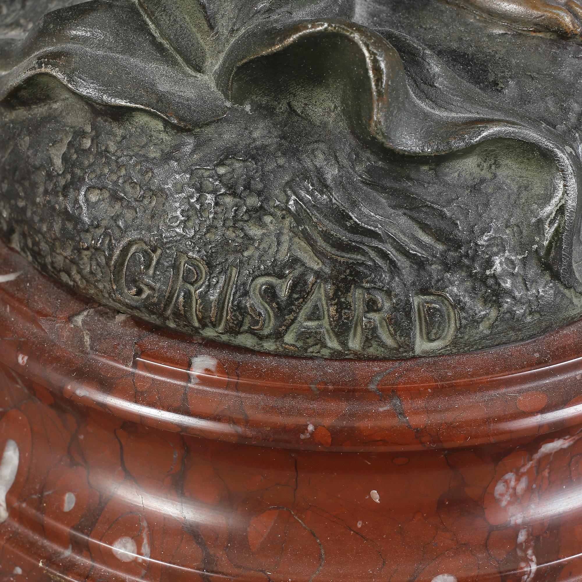 OKÄND KONSTNÄR, skulptur, vitmetall, 1900-tal.