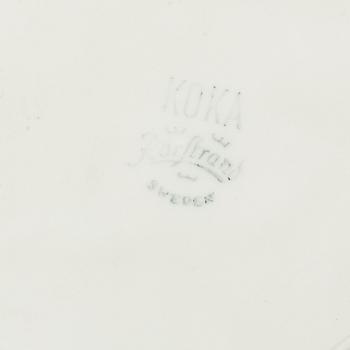 Hertha Bengtson, tallrikar, 44 st, "Koka", Rörstrand.