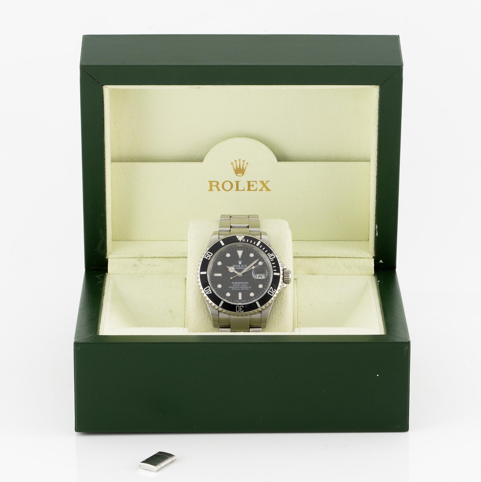 Rolex, Oyster Perpetual Date, Submariner, armbandsur, 40 mm.