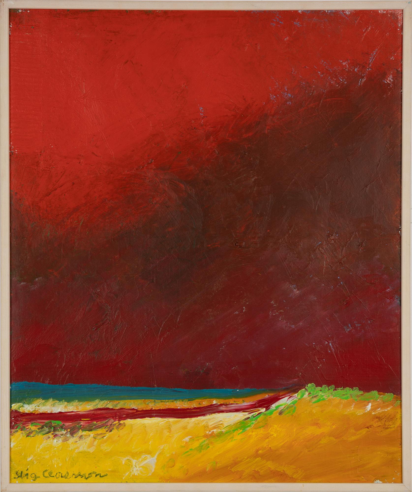 Stig Claesson, olja på duk, signerad.