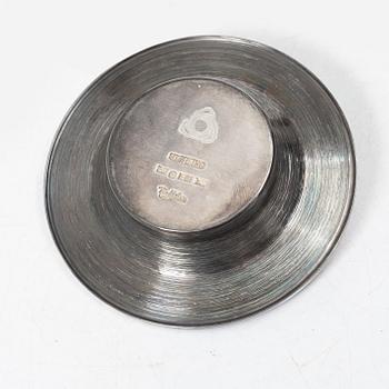 Rey Urban, Ashtray, sterling silver, Stockholm 1992.