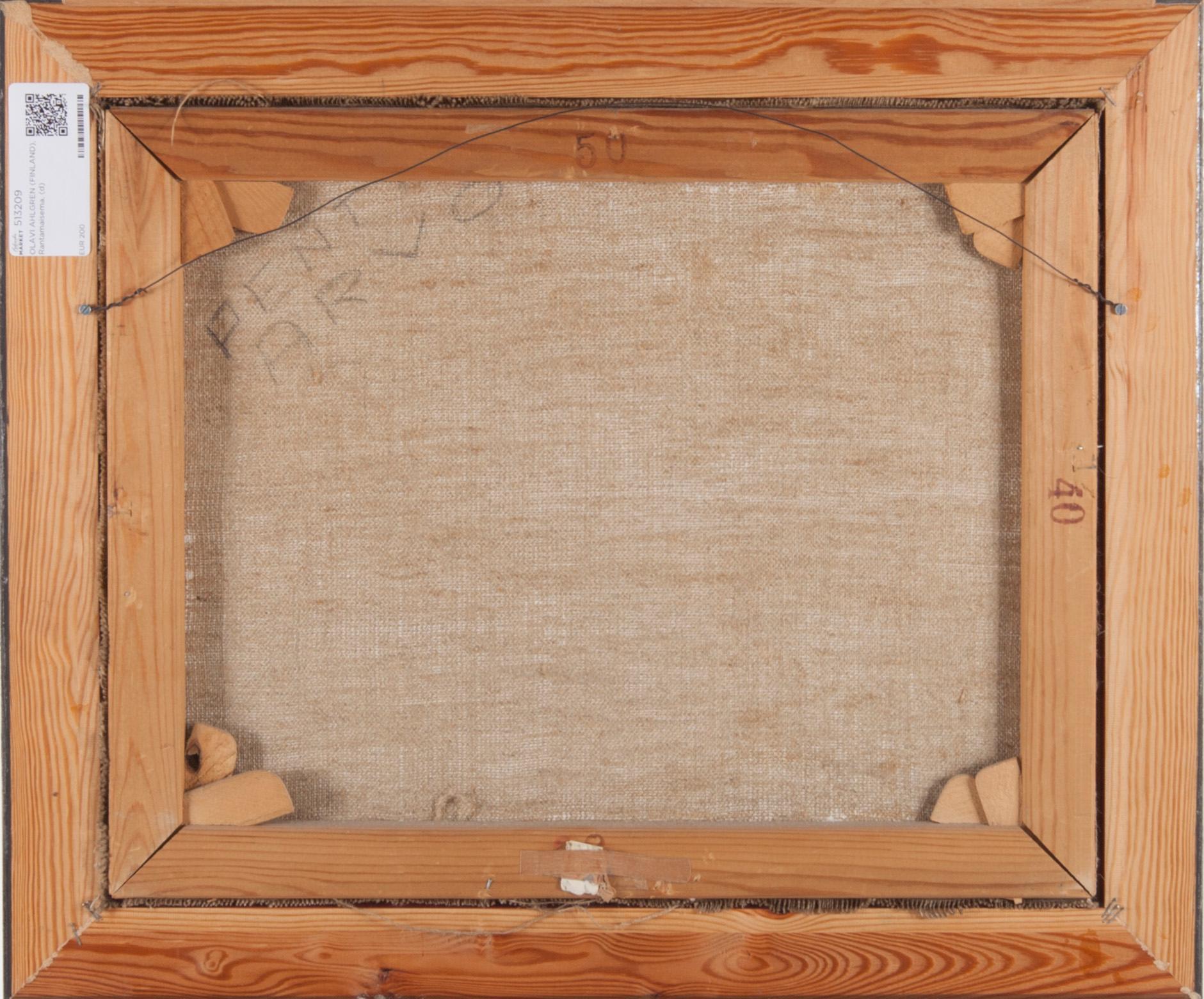 OLAVI AHLGREN, olja på duk, signerad.