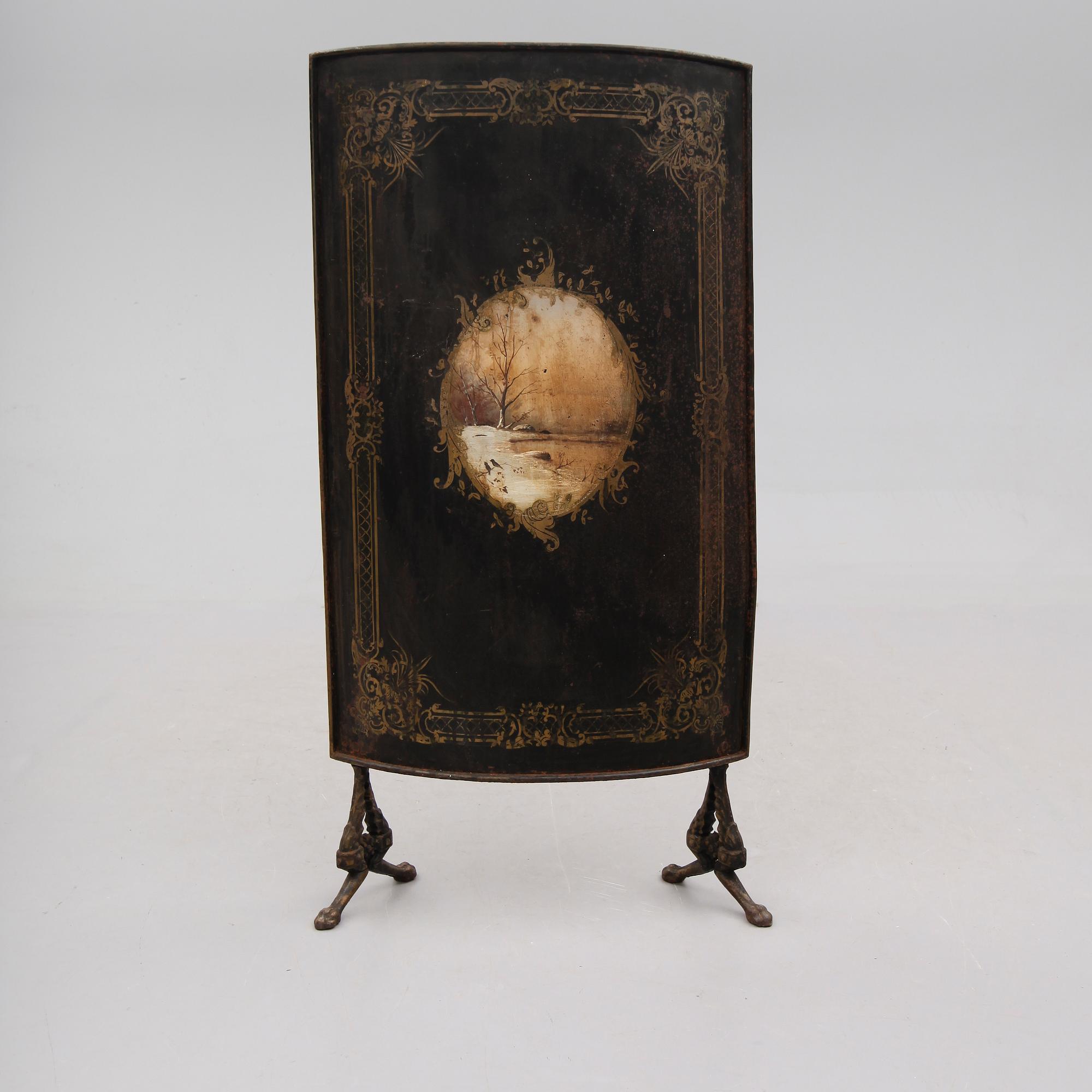 BRASSKÄRM, plåt, 1800-talets andra hälft.