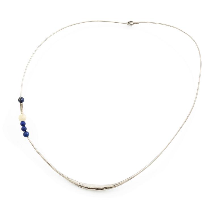 PA Lundahl-Terrs, a necklace, 18K white gold, Växjö 1972.
