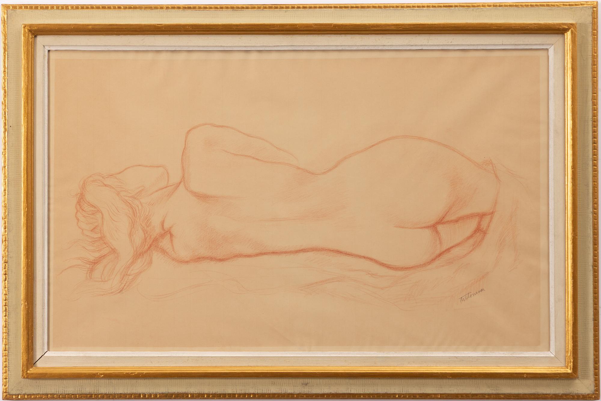 Oscar Antonsson, Study of a model.