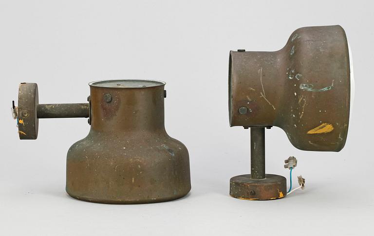 UTOMHUSBELYSNING, ett par, metall, Ateljé Lyktan, 1900-talets sista kvartal.