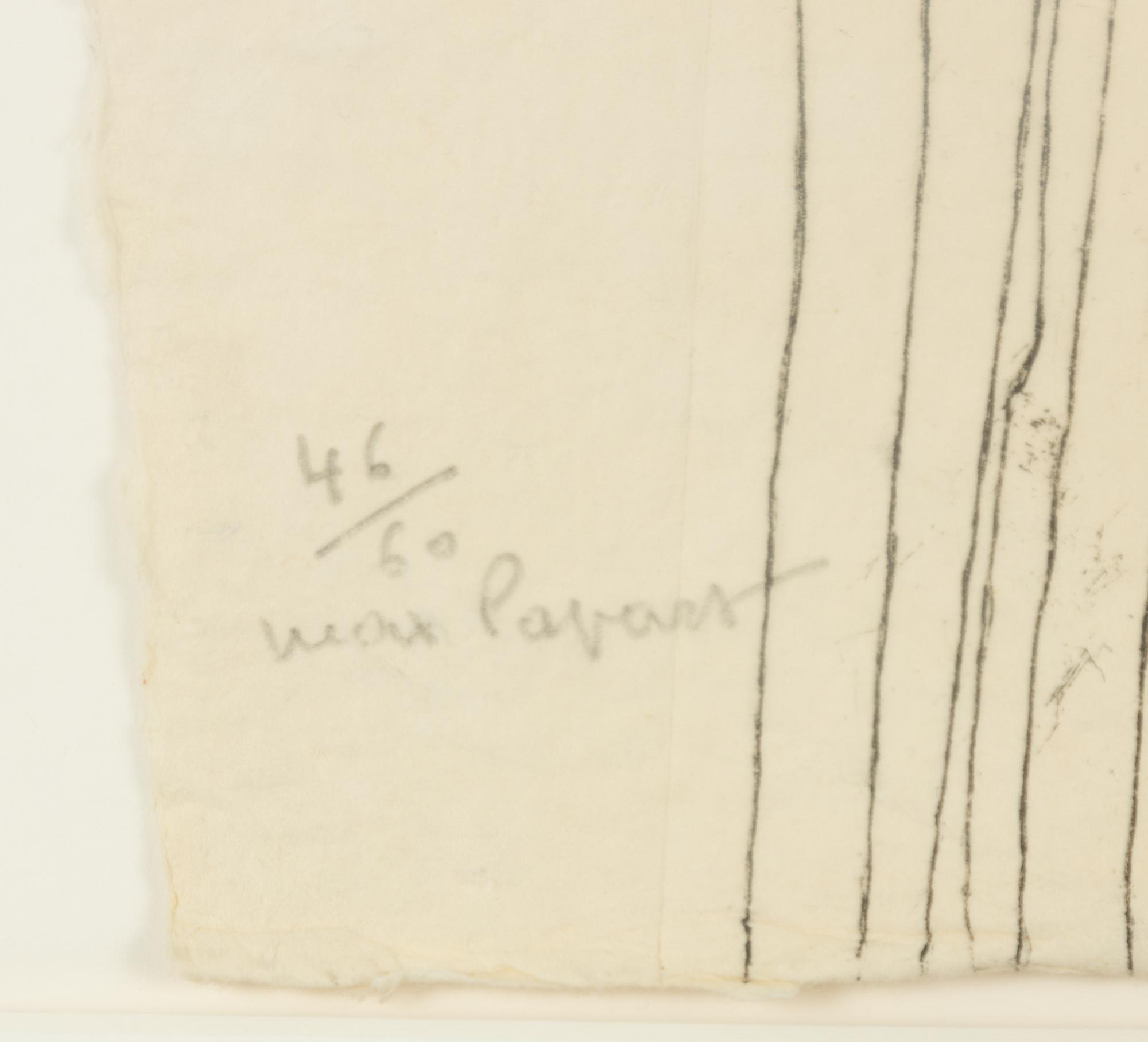 Max Papart, Portrait in half-figure.
