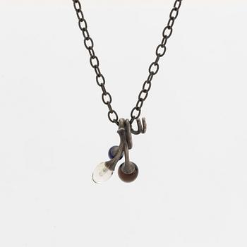 Ole Lynggaard, Charlotte Lynggaard, "Lotus" pendant, with chain, sterlingsilver.